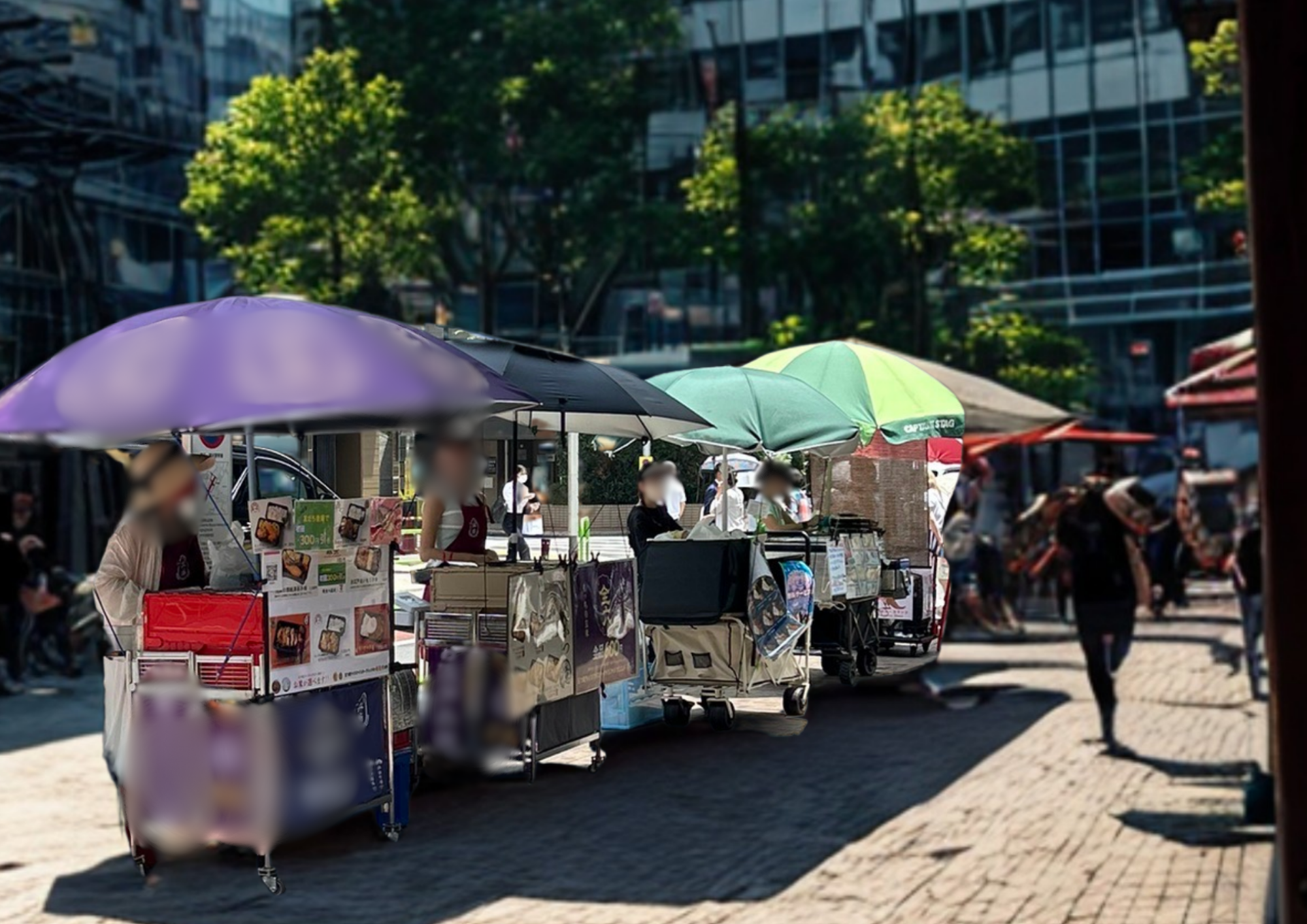 実際の出店風景